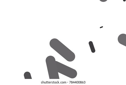 Dark Silver, Gray vector texture with colored capsules. Capsules on blurred abstract background with gradient. Best design for your ad, poster, banner.