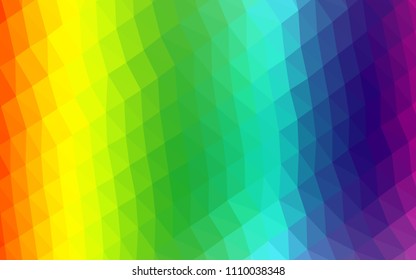 Dark Silver, Gray vector triangle mosaic pattern. Shining illustration, which consist of triangles. Brand new style for your business design.
