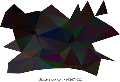 Dark Silver, Gray vector triangle mosaic template. Glitter abstract illustration with an elegant design. The best triangular design for your business.