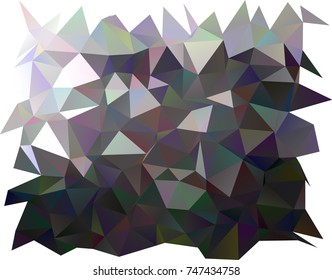 Dark Silver, Gray vector triangle mosaic template. Geometric illustration in Origami style with gradient.  The textured pattern can be used for background.