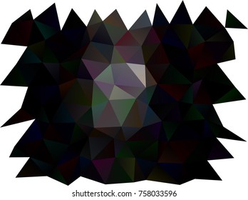 Dark Silver, Gray vector triangle mosaic template. A sample with polygonal shapes. A completely new design for your business.