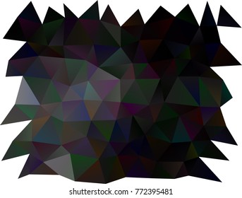 Dark Silver, Gray vector triangle mosaic background. Colorful abstract illustration with gradient. The textured pattern can be used for background.