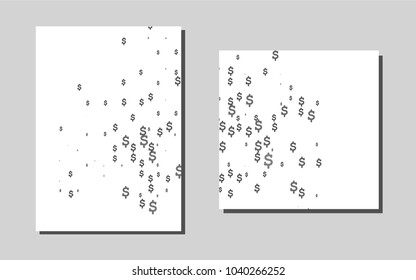 Dark Silver, Grayvector background for presentations. Modern abstract design concept with colorful gradient. The pattern can be used for any ad, booklets.