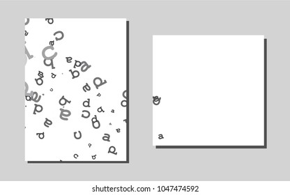 Dark Silver, Grayvector background for presentations. Web interface on abstract background with colorful gradient. Pattern can be used as a template for calendars.