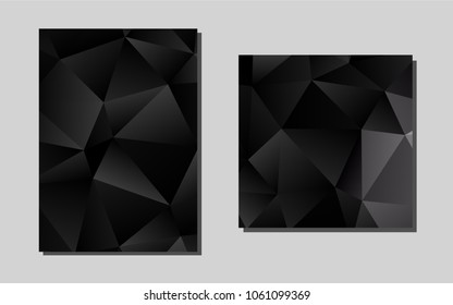 Dark Silver, Grayvector background for presentations. Modern abstract design concept with colorful gradient. New design for a poster, banner of your website.