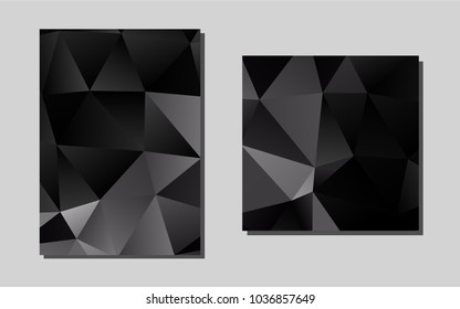 Dark Silver, Grayvector banner for websites. Blurred decorative design in abstract style with textbox. Completely new template for your brand book.