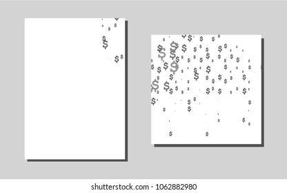 Dark Silver, Grayvector banner for websites. Web interface on abstract background with colorful gradient. New design for a poster, banner of your website.