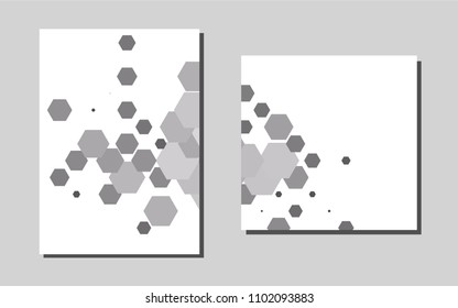 Dark Silver, Grayvector banner for websites. Booklet with textbox on colorful abstract background. Pattern can be used as a template for calendars.