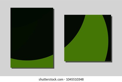 Dark Silver, Grayvector brochure for ui, ux design. Modern abstract design concept with colorful gradient. New design for a poster, banner of your website.