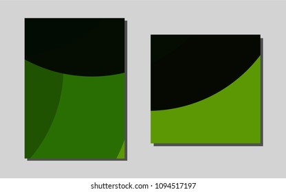 Dark Silver, Grayvector layout for Leaflets. Beautiful colored sample in A4 size. Beautiful design for cover of notepads.