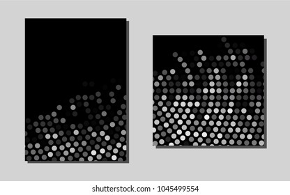 Dark Silver, Grayvector pattern for posters. Modern abstract design concept with colorful gradient. Pattern for ads, leaflets, labels of your business.
