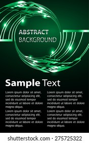 dark silver green Light Abstract Technology background computer graphic website internet and business. vector illustration. text box. Brochure. card. banner flyer magazine. Design label.