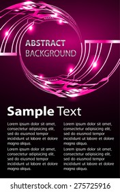 dark silver pink Light Abstract Technology background computer graphic website internet and business. vector illustration. text box. Brochure. card. banner flyer magazine. Design label.