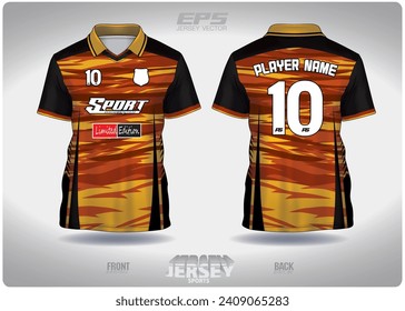 Dark skies and shadows pattern design, illustration, textile background for sports t-shirt, football jersey shirt mockup for football club. consistent front view