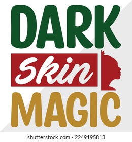 Dark Skin Magic SVG Printable Vector Illustration svg
