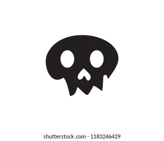 Dark Skull Logo template