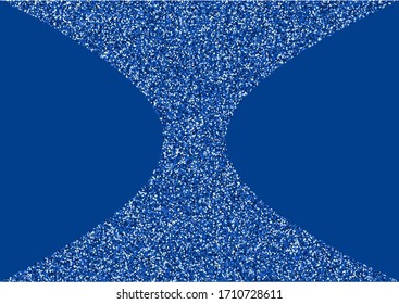 Dark Sky Christmas Vector Illustration. Holiday Starry Illustration. Twinkle Shine Banner. Blue Digital Celebration Pattern.