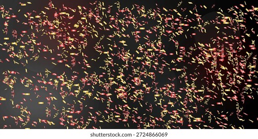 Um céu escuro repleto de fogos de artifício coloridos e explosivos, ideal para eventos de férias e festividades.
