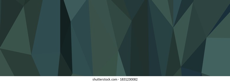 Dark slate gray abstract background. Geometric vector illustration. Colorful 3D wallpaper.