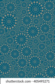 dark slate grey colour background of circles pattern texture