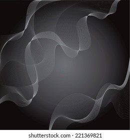 dark smoky background - vector illustration