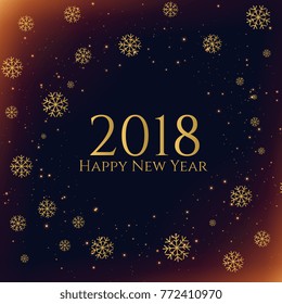 dark snowflakes 2018 new year season background