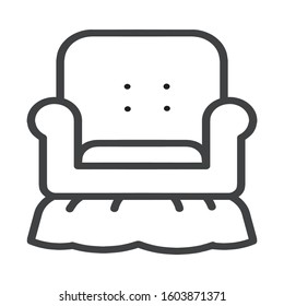 dark sofa icon is very suitable for use in household and office use