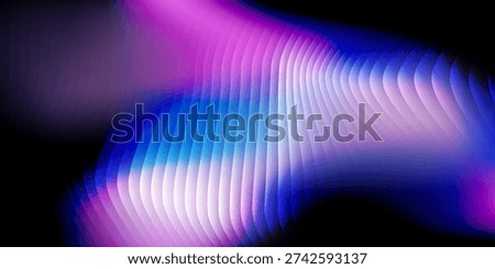 Dark soft abstract background with vertical wave lines in gentle bl abstract simple