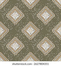 Fundo sem costura marrom escuro e macio com padrão geométrico abstrato. Relação têxtil. Design para papel de parede, embalagem e têxteis.