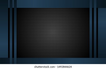 dark solid background with deep effect, can be used for landing pages, banners, covers, backgrounds, frame. vector