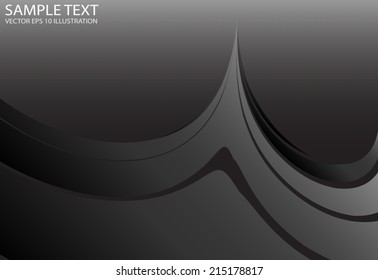 Dark space abstract vector template - Vector dark abstract background illustration