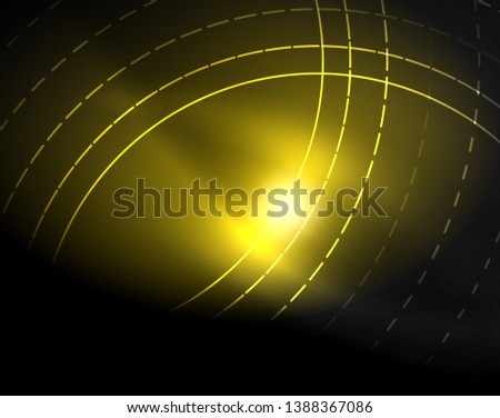 Similar – Yellow lemon on the air Black background