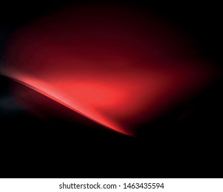 Dark space with shiny neon light motion waves. Abstract concept graphic element. Vector neon background. Technology background. Black background.