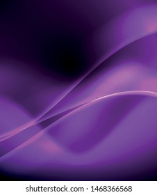 Espacio oscuro con brillantes olas de movimiento neón. Resumen del elemento gráfico de concepto. Fondo de neón vectorial. Antecedentes tecnológicos. Fondo negro.