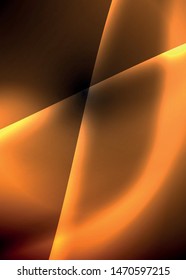 Dark space with shiny neon light motion waves. Abstract concept graphic element. Vector neon background. Technology background. Black background.