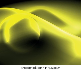 Espacio oscuro con brillantes olas de movimiento neón. Resumen del elemento gráfico de concepto. Fondo de neón vectorial. Antecedentes tecnológicos. Fondo negro.
