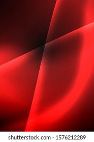 Dark space with shiny neon light motion waves. Abstract concept graphic element. Vector neon background. Technology background. Black background.