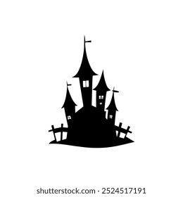 Dark and Spooky Halloween House Vectors