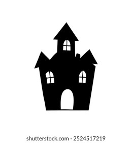 Dark and Spooky Halloween House Vectors