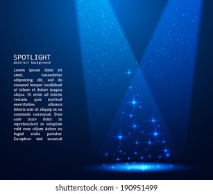 dark spotlight background for your business  vector