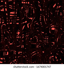 Dark spots on marble dust with volcanic red tints.