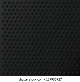 Dark stars geometric pattern texture background. Vector illustration