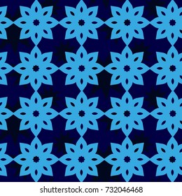 Dark stars on a blue background. Dark stars on a blue background.