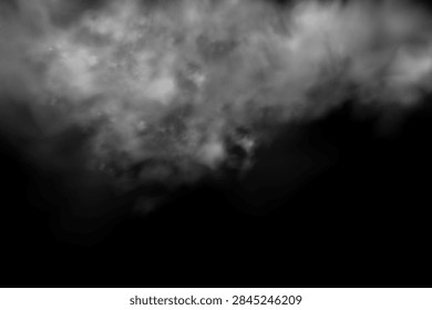 Dark storm clouds background ,dramatic overcast sky, ominous moody atmosphere, realistic thunderstorm clouds.
