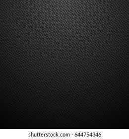 Dark striped zig zag texture. Black carbon vector background.