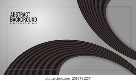 Fondo de diseño de olas oscuro y elegante