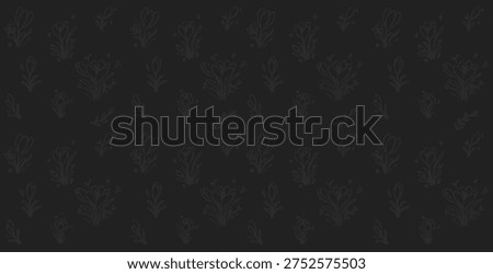 Dark Subtle Floral Texture Background