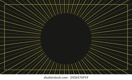 dark sun ray background, black and gold background wallpaper