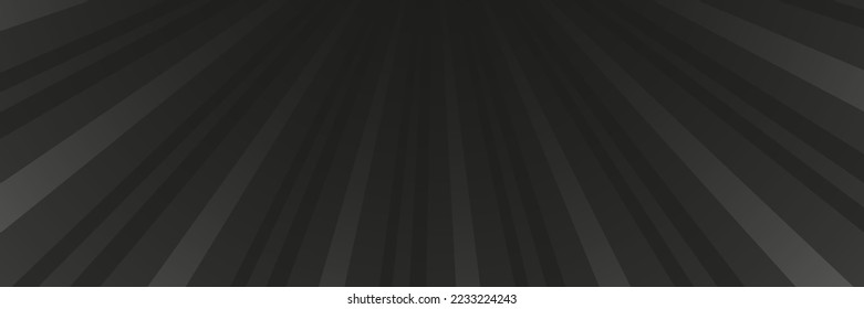 Fondo oscuro de la cubierta de la explosión solar. Rayos. Web. Resumen. Ilustración vectorial.