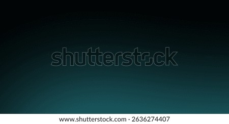 Dark Teal to Black Gradient. Elegant gradient background. 